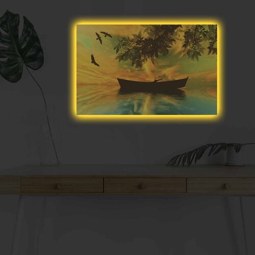 Wallity Zidna slika sa LED osvetljenjem 4570DHDACT-155, 45x70 cm Cijene