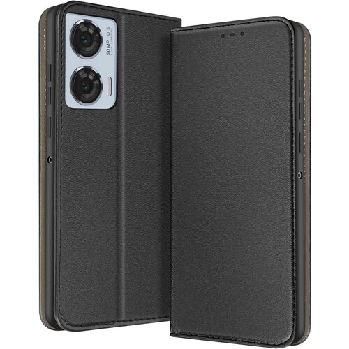 AVIZAR Ohišje za Motorola Edge 50 Fusion z magnetnim zaklopom za kartice, Črna, (5000015334) Cene