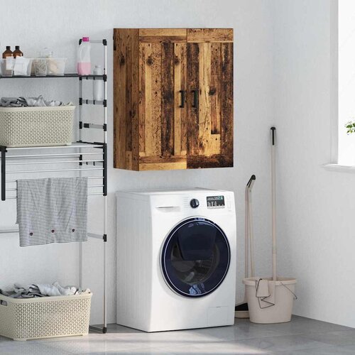 VidaXL Zidni ormarić Staro drvo 69,5 x 34 x 90 cm Konstruirano drvo Slike