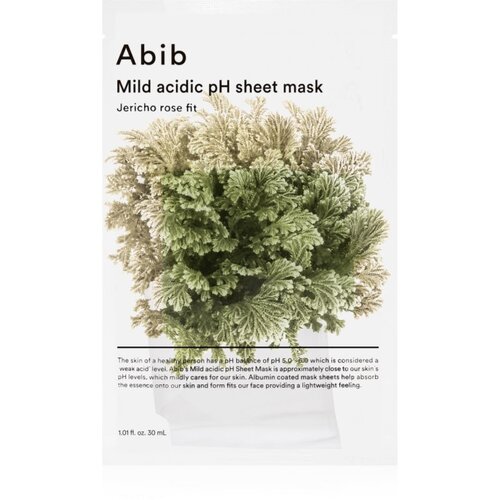 Abib Mild Acidic pH Sheet Mask Jericho Rose Fit vlažilna tekstilna maska z osvežujočim učinkom 30 ml Slike