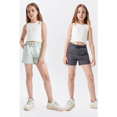 Defacto girl's Printed 2-Piece Shorts Cene