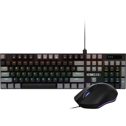 Gamdias Tastatura mehanička + miš Hermes E6 Elite Cene