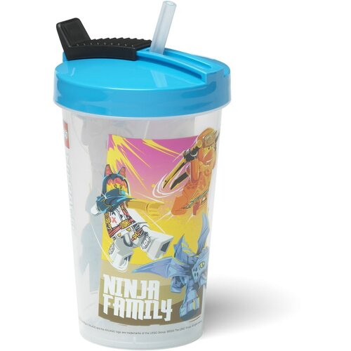 Lego Modra otro&amp;scaron;ka steklenička za vodo 500 ml Ninjago &amp;ndash; Slike