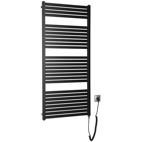 Aqualine kupatilski električni radijator tondi-e 600W 133x60 cm mat crna Cene