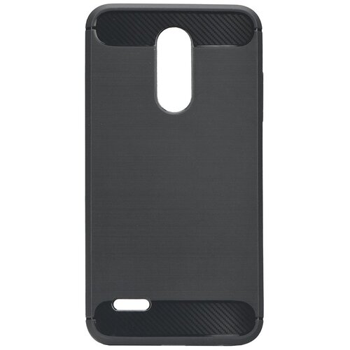  Gumijasti / gel etui Carbon za LG K11 - črni Slike