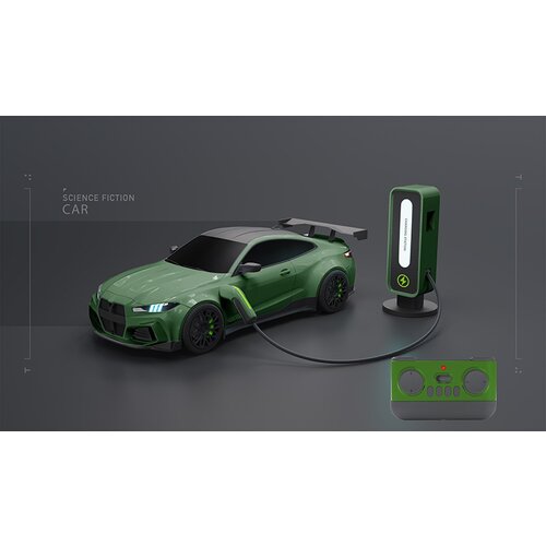  R/C Car + Charging Station White Slike