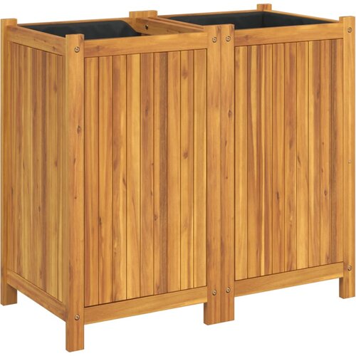 Maison Chic Vrtno cvetlično korito - Cvetlični Lonec s podlogo 84x42x75 cm trden akacijev les, (21790243) Cene