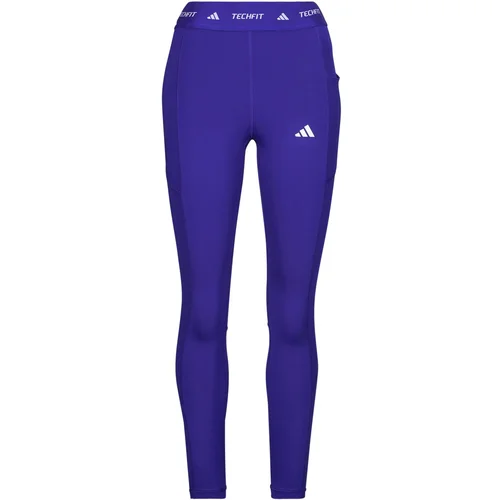 Adidas TECHFIT Stash Pocket Full-Length Leggings Plava