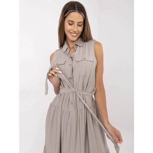 Italy Moda Dress-MI-SK-A5032.70P-gray Cene