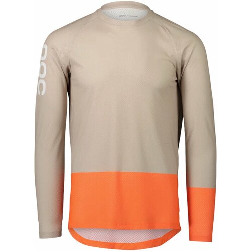 Poc MTB Pure LS Jersey Light Sandstone Beige/Zink Orange XL Slike