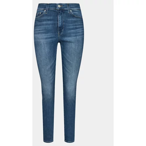 Tommy Jeans Jeans hlače Sylvia Hgh Sskn Ah1230 DW0DW17162 Modra Skinny Fit