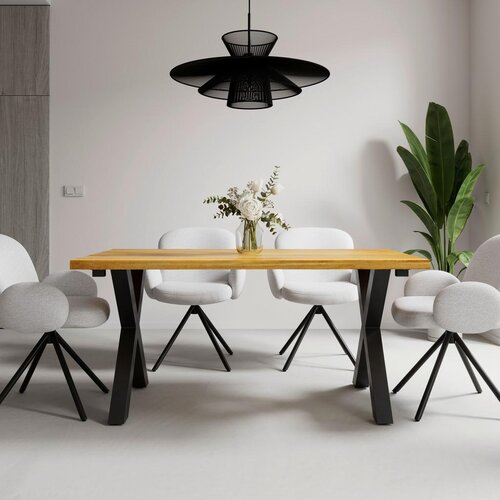 Bessagi Home Raztegljiva Miza Ariano, Hrast, 160-240x90 Slike