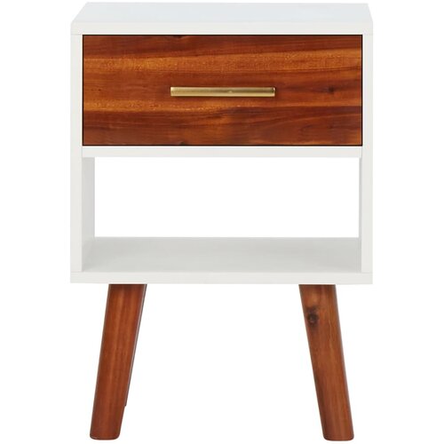 Maison Chic Nočna omarica - Nočna miza iz trdnega akacijevega lesa 40x30x57 cm, (21686815) Slike