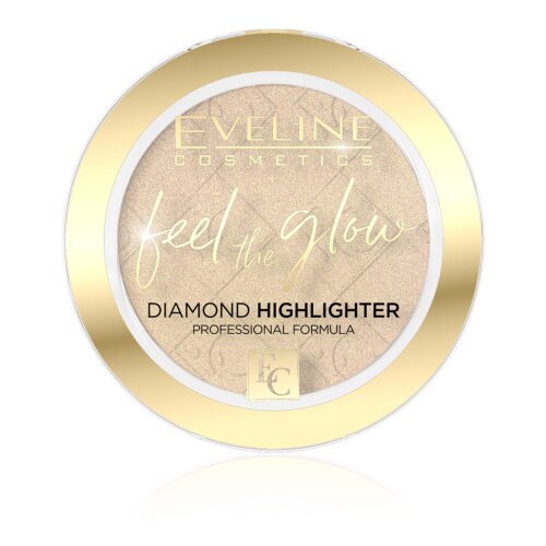 Eveline Cosmetics kompaktni osvetljevalec - Feel The Glow Diamond Highlighter - Sparkle Cene