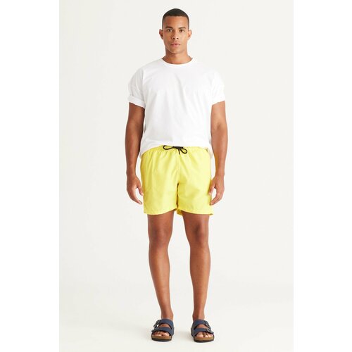 AC&Co / Altınyıldız Classics Men's Yellow Standard Fit Quick Dry Swimwear Marine Shorts. Slike
