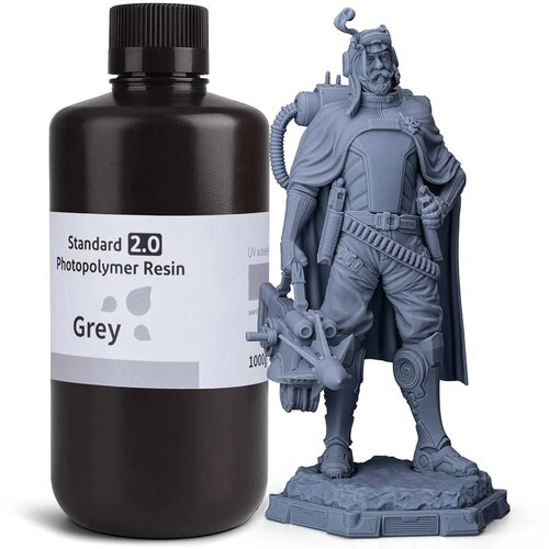 Elegoo Standard Resin 2.0 1,000g Grey Cene