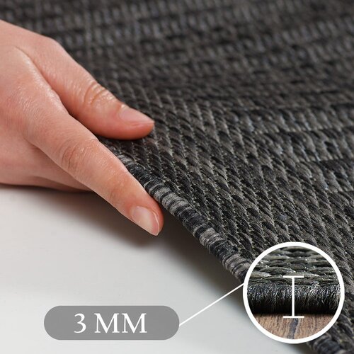 Ayyildiz Carpets Tamno sivi vanjski tepih 120x170 cm Giza &amp;ndash; Slike
