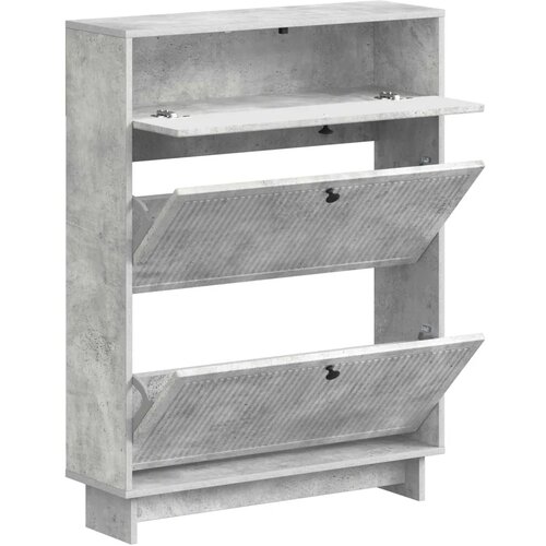  Ormar za cipele EDE 78 x 24 x 103 cm Konstruirano drvo - Betonska siva Slike