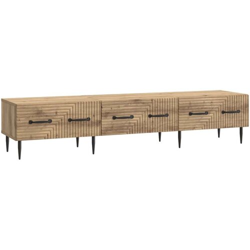 TV ormar Hrast artisan 147 x 34 5 x 30 cm Konstruirano drvo - Hrast artisan Cene