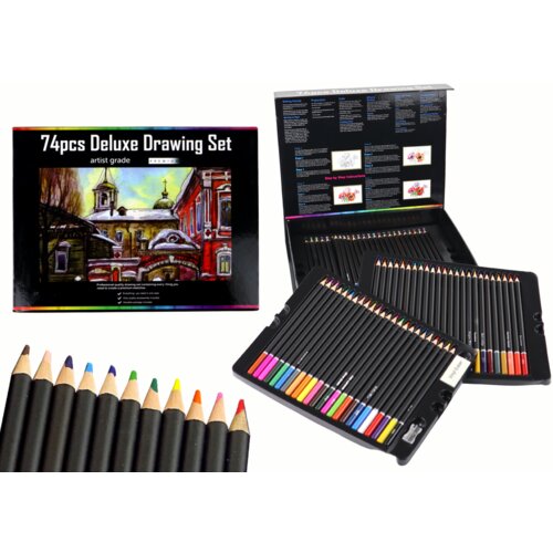  Drawing Set, Crayons in a Box, 74 pcs. XXL Cijene