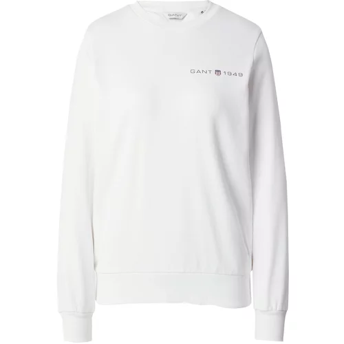 Gant Sweater majica crna / bijela