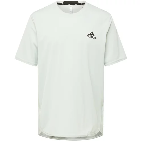 ADIDAS SPORTSWEAR Tehnička sportska majica 'Designed For Movement' svijetlosiva / crna