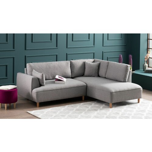 felix extra soft ugao sofa desno - svetlo siva ugao sofa Slike