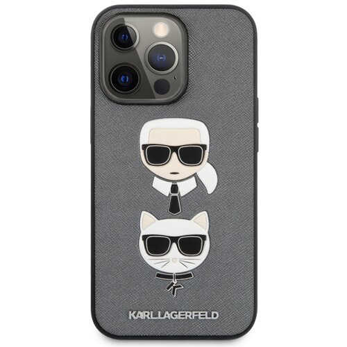 Karl Lagerfeld originalen ovitek KLHCP13LSAKICKCSL za iphone 13 pro siva zaščita - heads Cene