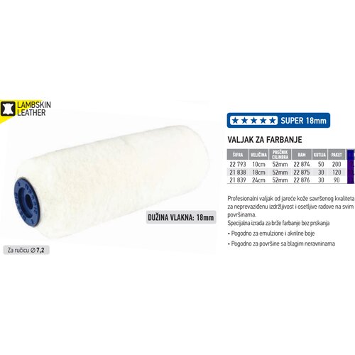Morris Uložak za valjak 18cm Cene