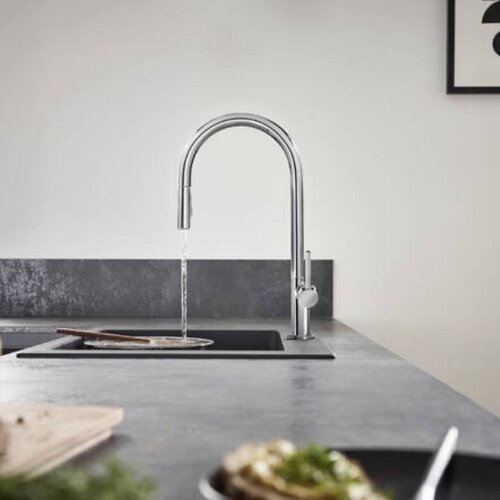 Hansgrohe 72801000 Talis M54 2jet sBox vrtljiva izvlečna kuhinjska armatura Slike