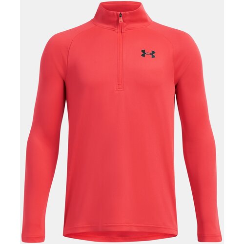 Under Armour Boys&amp;#039; T-shirt UA Tech 2.0 1/2 Zip-RED - Boys Slike