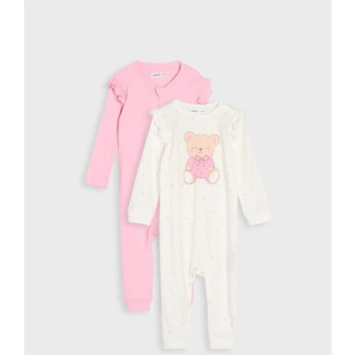 Sinsay Set pamučnih dječjih pidžama s volanima 2 pack Cene