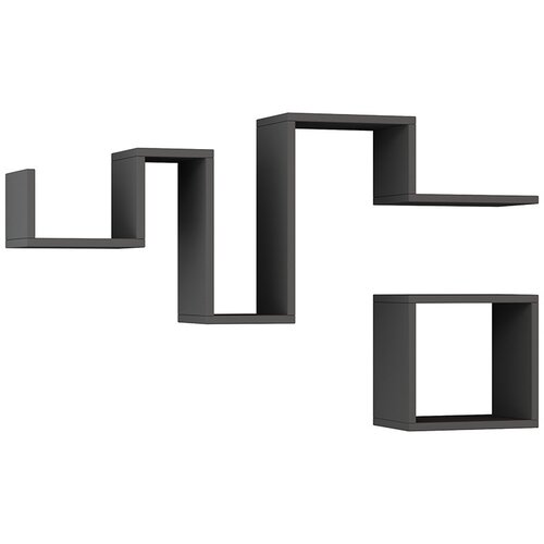 Timeless Tools 2-delni set stenskih polic, antracit, (5000352472) Slike