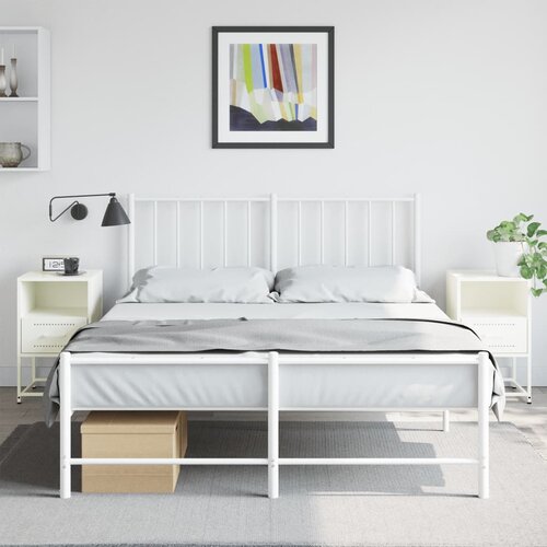 vidaXL Noćni ormarići 2 kom bijeli 36 x 39 x 60,5 cm čelični Cijene