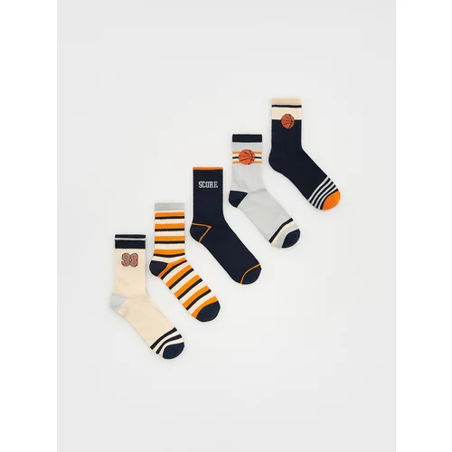 Reserved - Komplet od 5 pari čarapa - narančasta