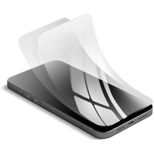 Forcell Flexible Nano Glass - hibridno staklo za Samsung Galaxy S25 Ultra - radi čitač otiska prsta Slike