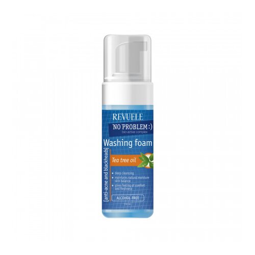 Revuele pena za umivanje obraza - No Problem Washing Foam Anti-Acne &amp;amp; Blackheads With Тea Тree Оil Slike