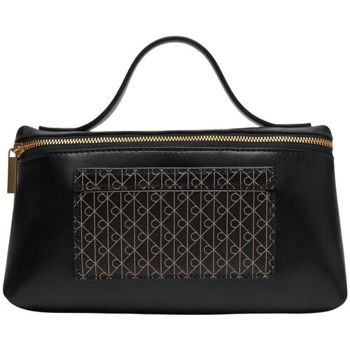 Calvin Klein Jeans Torbice EMBLEM AOP BEAUTY CASE GIFTSET LV04F1102G Črna Cene