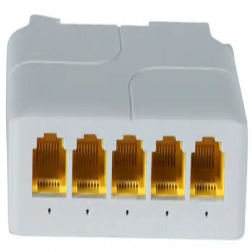 Gembird POE-EXT-14G 5 port, 1000mbpsPOE extender, 30/60W 8W/port, POE voltage 44-57Vdc, 100m, 802.3af/at Slike
