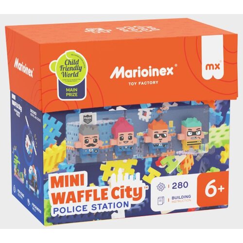 Marioinex mini Waffle City 280 kom, Police Station Cijene