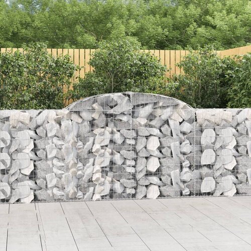  Lučne gabionske košare 9 kom 300x30x100/120cm pocinčano željezo Cijene
