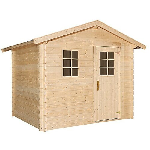 KIEHNHOLZ Vrtna kućica Kopenhagen 2 (Vanjska dimenzija uklj. krovni prevjes (Š x D): 310 x 213 cm, Drvo, Natur) Cijene