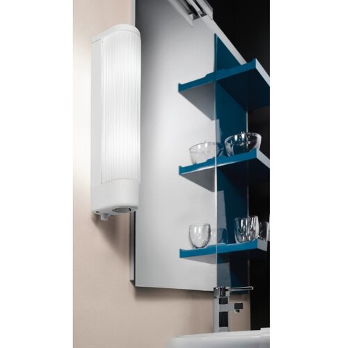 Eglo Bari 1 zidna/2, e14, 2x40w, ip20, d 350, sa utič. Bijela Slike
