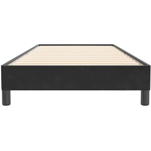 Box spring krevet bez madracem crni 80 x 220 cm bar&amp;scaron;unasti Slike