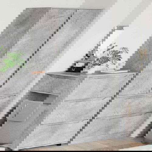  Kupaonski ormar s ladicama Betonski sivi 79 5 x 49 x 156 cm Cijene