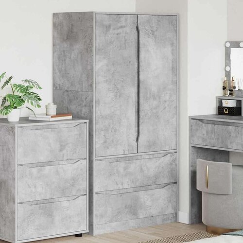  Kupaonski ormar s ladicama Betonski sivi 79 5 x 49 x 156 cm Cijene