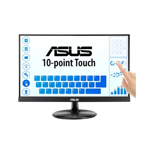 Asus monitor VT229H, FULL HD 1920x1080, 21,5 IPS, 250 cd/m2, Projective Capacitive Touch, 10-point Touch, HDMI, VGA, USB, Zvučnici, 60Hz, 5ms Cene