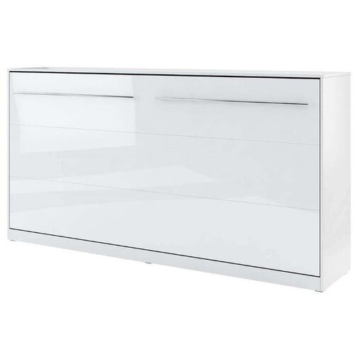  Postelja v omari zvonček pro 90x200cm - beli visoki sijaj Cene