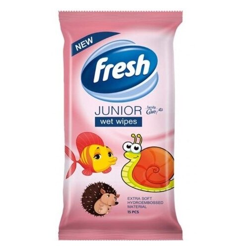 Fresh junior Vlažne maramice, 15 komada Cene