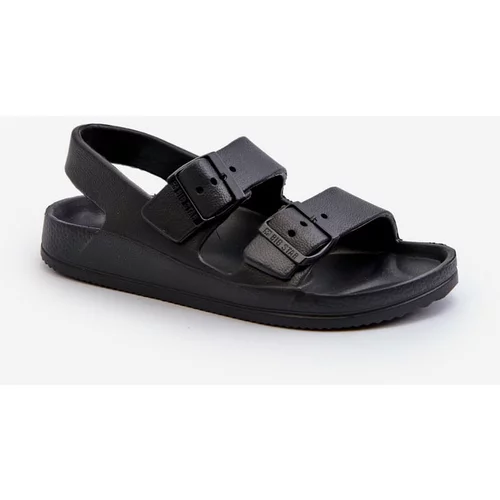 Big Star Children's lightweight sandals with buckles Black
